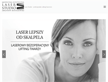 Tablet Screenshot of laser-studio.pl